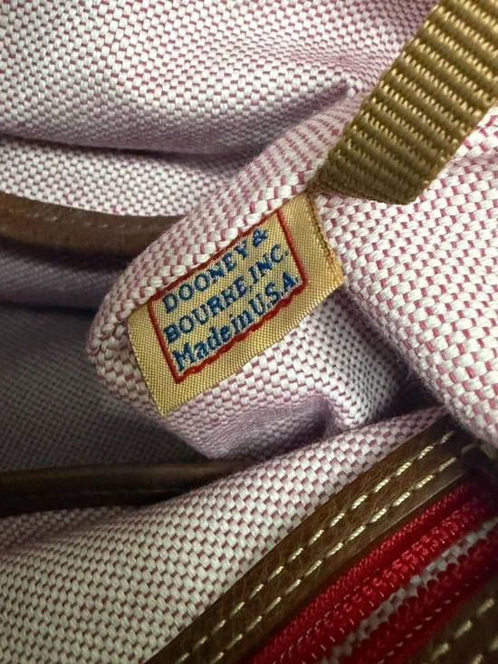 Dooney & Bourke Florentine Leather Tasseled Satchel Bag - Picture 12 of 14